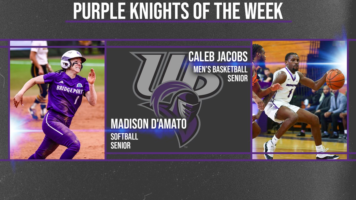 Congrats to our newest 𝗣𝘂𝗿𝗽𝗹𝗲 𝗞𝗻𝗶𝗴𝗵𝘁𝘀 𝗼𝗳 𝘁𝗵𝗲 𝗪𝗲𝗲𝗸!
(March 3-9)

🥎: Madison D'Amato
🏀: Caleb Jacobs

STORY: shorturl.at/hO6wP