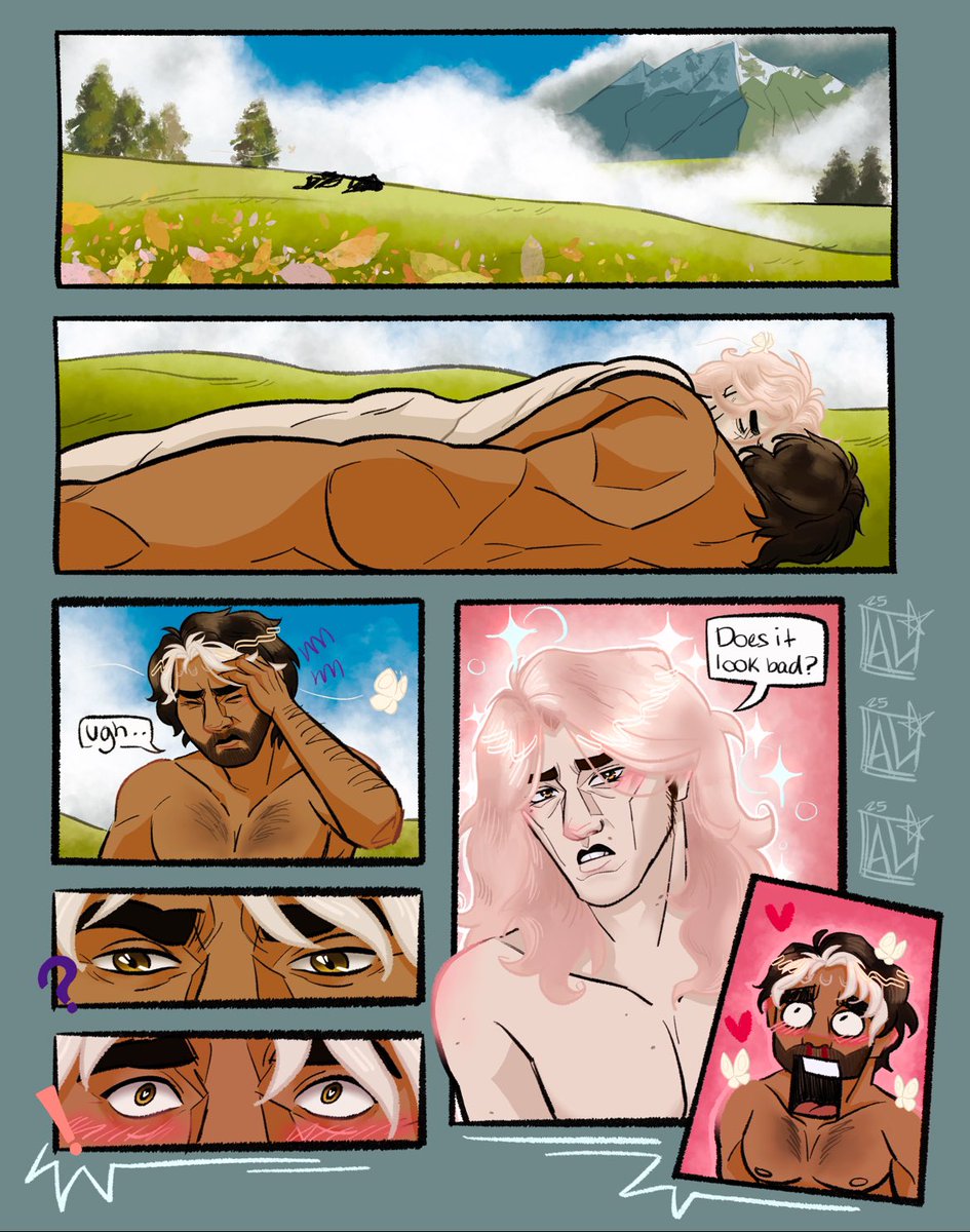 Aloffles's tweet image. took me a few days, but I finally finished my comic idea from this tweet LOL
I spent waaay too much time on this, hope y’all like it! :D 🩵💜
#jayvik #arcanefanart