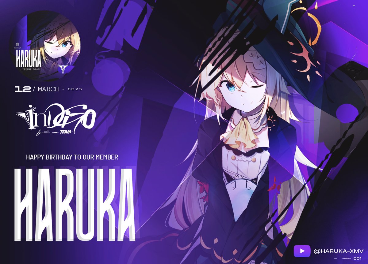 Happy Birthday to our member <a href="/HarukaHiragi/">Haruka</a>! 🥳
Wishing you a wonderful day &amp; all the best 🎂🎉