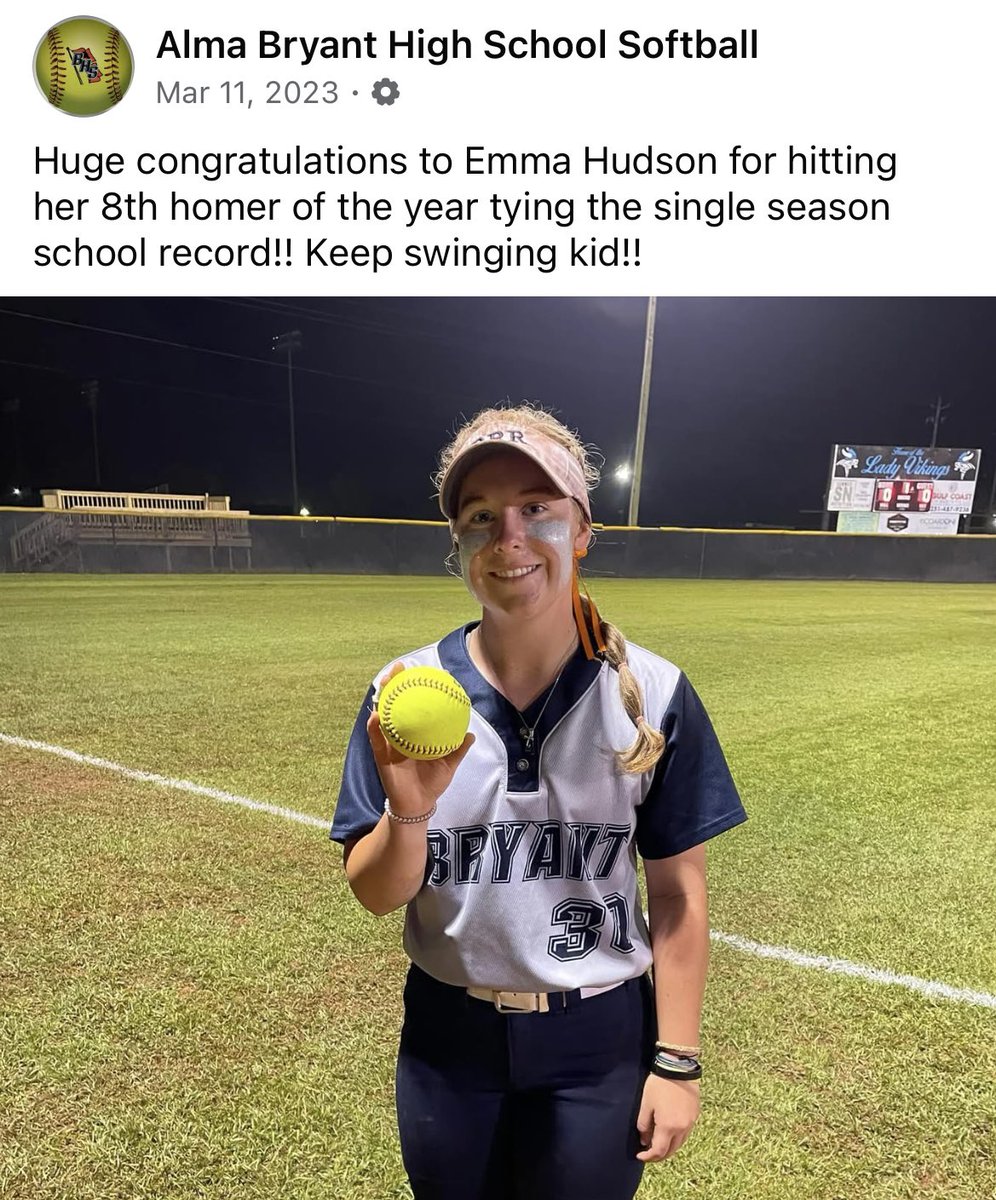 Can't wait to see her back on the field!  She's feeling good and in better shape than ever.  That swing right now is 🔥🔥🔥!