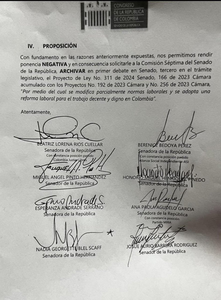 Ven por que es necesario que gente decorosa y sobre todo, comprometida con las necesidades de la gente llegue al congreso. Es incomprensible que unos servidores públicos, que se hacen llamar “senadores”, elegidos por los ciudadanos para que con sus acciones mejoren las