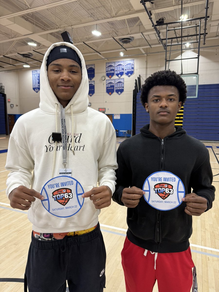 ESPN Top 63 (@espntop63) on Twitter photo The Wellington Wolverines will be representing in the inaugural top 63 Basketball event!
Tor-El Robinson and Rashard Reinhardt helped <a href="/WellyHSBBall/">Wellington HS BBall</a> to a 22-win season.
Theyβll be honored, who will join them?
Full list will be revealed March 22nd! The Wellington Wolverines will be representing in the inaugural top 63 Basketball event!
Tor-El Robinson and Rashard Reinhardt helped <a href="/WellyHSBBall/">Wellington HS BBall</a> to a 22-win season.
Theyβll be honored, who will join them?
Full list will be revealed March 22nd!