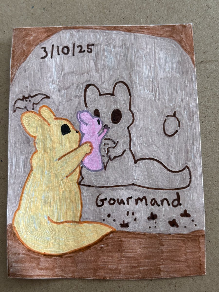 #RWArtMonth Day 10! Funny cave drawings