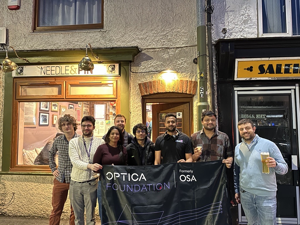 Great talk from Dr Juan Sebastian Totero Gongora today on 'Taming Complexity with Light: From Smart Lasers to Optical Computing' at <a href="/lborouniversity/">Loughborough University</a>  University’s very first Café Scientifique! Huge thanks to the <a href="/OpticaWorldwide/">Optica</a> Student Chapter for sponsoring this fantastic event
