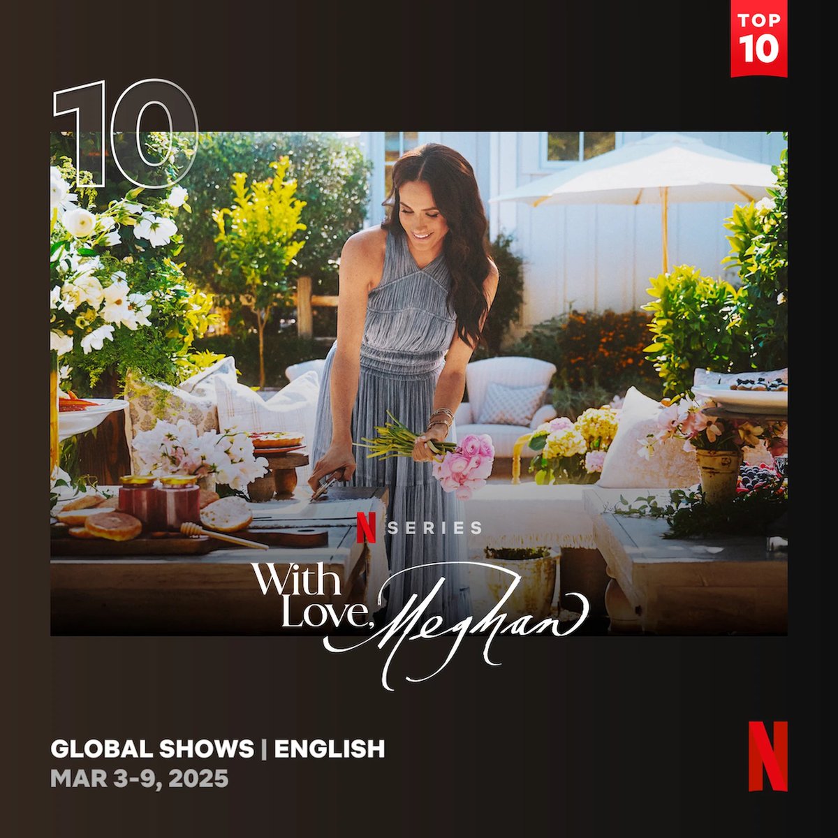 IrisTheeScholar's tweet photo. With love, Meghan was viewed in 2.6 million households worldwide, and top 10 in 26 countries! ✨

Insane figures for a cooking and lifestyle show!! Congratulations Princess Meghan 🥂✨ https://t.co/K4pa1Y39PL
