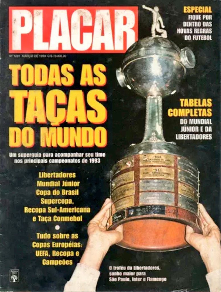 digacru's tweet photo. Revista Placar - Março de 1993
É o Cruzeiro! https://t.co/XbqxUkhUt4