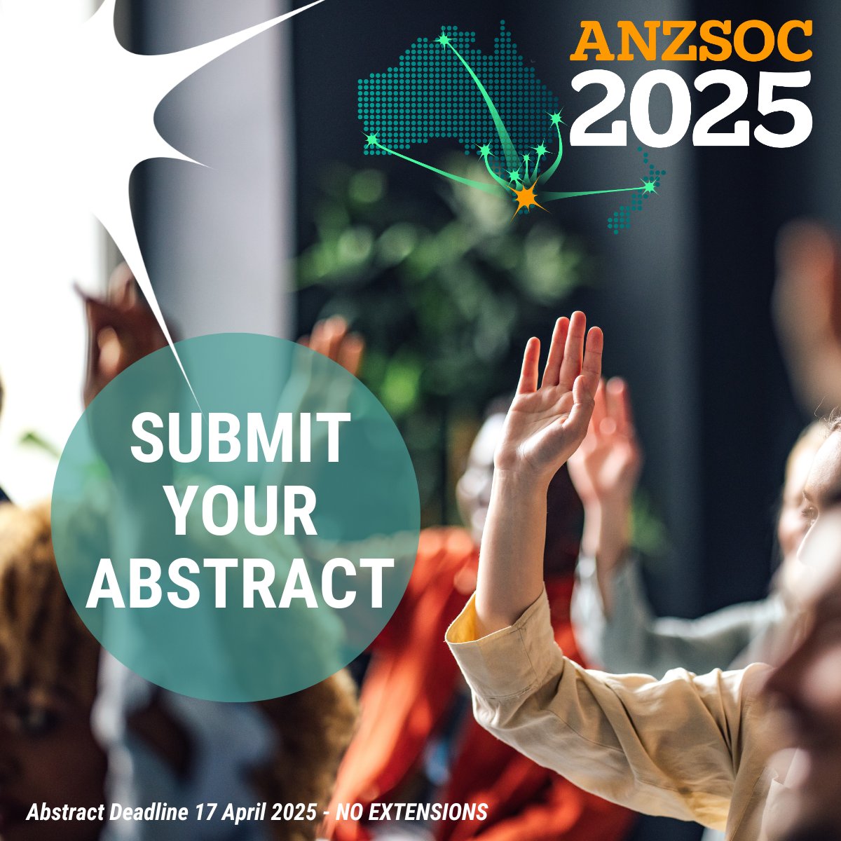 Abstracts open for ANZSO conference. anzsoconference.org/submissions
Closes 17th of April