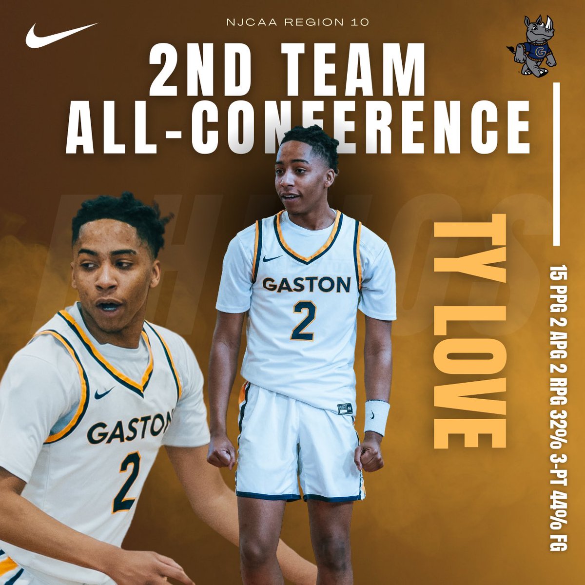 Congratulations to all of our All-Conference Selections!!!

Jordan Brown: 1st Team
Judah Ravenell: 2nd Team
Tyheim Love: 2nd Team 

#FearTheHorn 🦏🏀