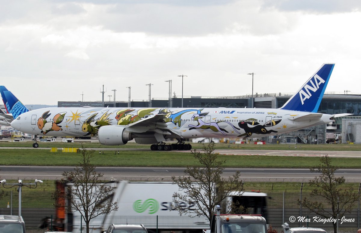 Max Kingsley-Jones (@maxk_j) on Twitter photo .<a href="/FlyANA_official/">All Nippon Airways</a> #B777-300ER <a href="/Pokemon/">Pokémon</a> Eevee Jet brightening up <a href="/HeathrowAirport/">Heathrow Airport</a> today #avgeeks .<a href="/FlyANA_official/">All Nippon Airways</a> #B777-300ER <a href="/Pokemon/">Pokémon</a> Eevee Jet brightening up <a href="/HeathrowAirport/">Heathrow Airport</a> today #avgeeks