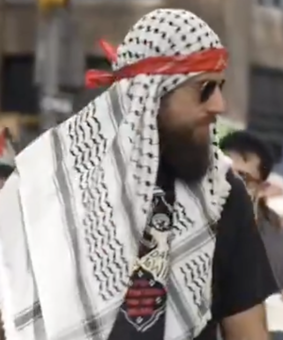 Eyal Yakoby (@eyakoby) on Twitter photo .<a href="/DHSgov/">Homeland Security</a> found a man in NYC today protesting for Mahmoud Khalil, who is wearing a PFLP headband, a U.S.-designated terrorist organization.
But whatever you do, don’t repost this, and definitely don’t let his face go viral. .<a href="/DHSgov/">Homeland Security</a> found a man in NYC today protesting for Mahmoud Khalil, who is wearing a PFLP headband, a U.S.-designated terrorist organization.
But whatever you do, don’t repost this, and definitely don’t let his face go viral.