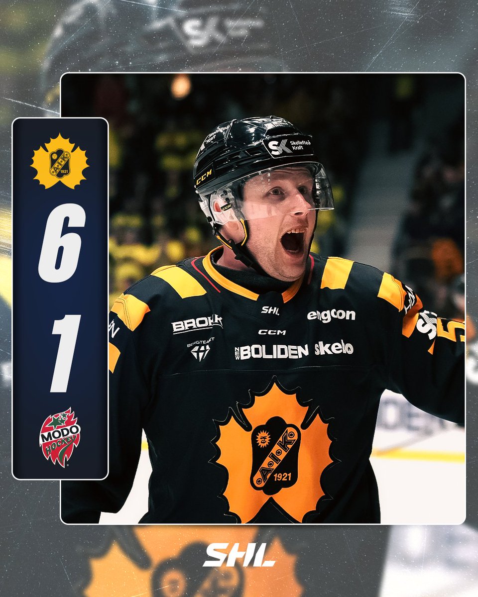 Skellefteå vann - visar slutspelsform.

Mer om matchen här: 📲
shl.se/article/el3ass…

#SKEMODO #SHL #twittpuck #ishockey #svsshl