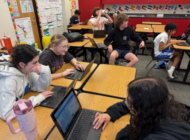 Lozano and Pristas have their Spanish II students engaged in a PBL.  Students research study abroad and volunteer opportunities while learning about specific Spanish speaking countries.  <a href="/JeffGuelker/">PACKPrincipalGuelker</a> <a href="/PulisScience/">K Pulis</a>
