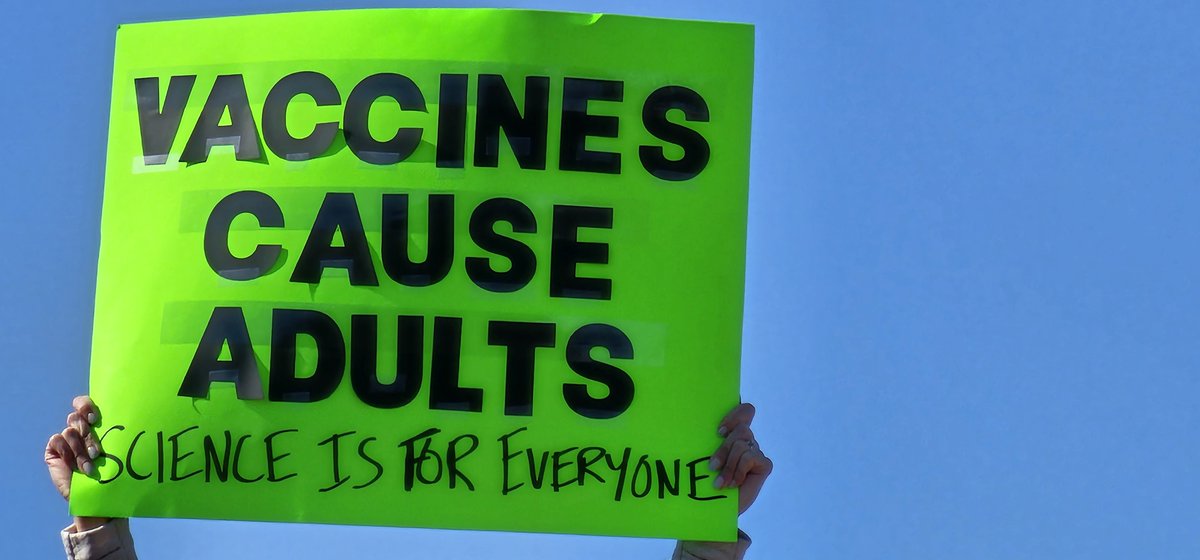 RandyShowstack's tweet image. A sign spotted at the Stand Up for Science rally in Washington, D.C. on March 7.