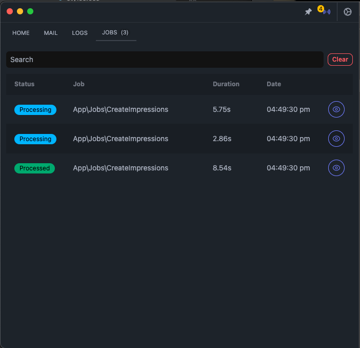 luanfreitasdev's tweet photo. LaraDumps v4 is released! 🔥

- Xdebug step debugging
- Job Monitor View
- New Logs View
- New Mail Preview
- Custom Themes
- New Query filter (http / origin)
- Limit dumps qty (dumps, queries, logs, mail and jobs)

👉https://t.co/fWlRa4zJ9s https://t.co/D60jXlqh9m