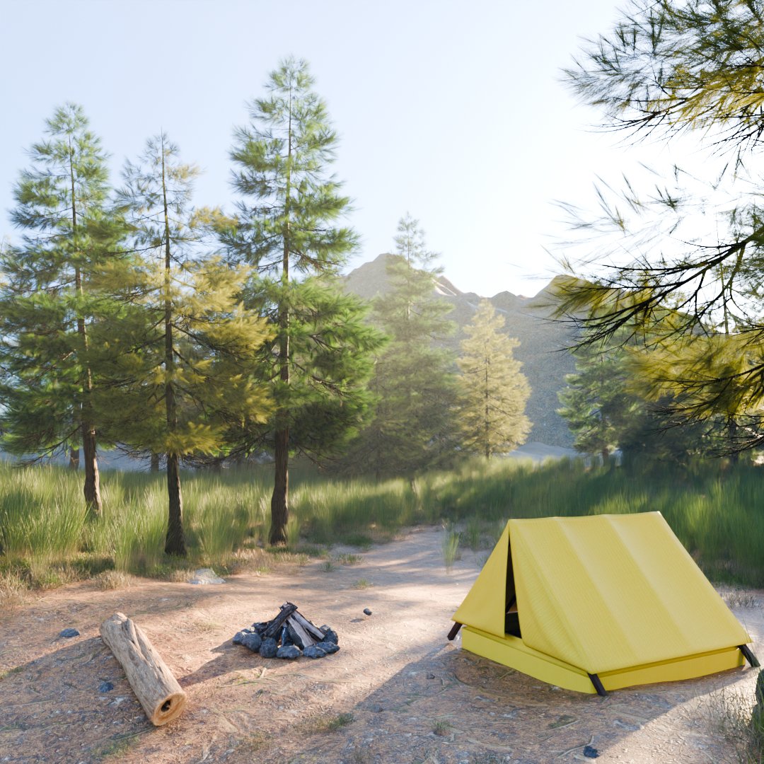 🔥 Escape into the Wild… Without Leaving Your Desk!

Just finished this cozy 3D campfire scene in Blender—complete with flickering flames and a starlit forest. 

🎨 Made in <a href="/Blender/">Blender 🔶</a> 

#3DArt #GameDev #Blender3D #IndieDev #CozyGames