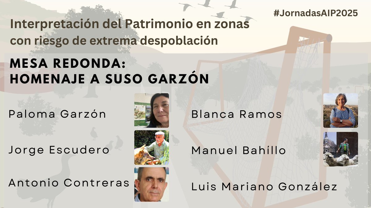 Desvelamos hoy cuál será la última de las mesas redondas de las jornadas anuales, que comienzan el jueves (aunque mañana mismo empezaremos con las prejornadas) #homenaje #JornadasAIP2025 #despoblación #Alcaraz