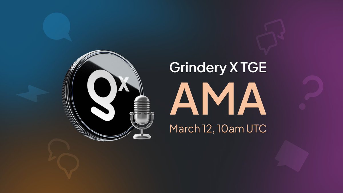 grindery_io's tweet image. Join us for a big dive into $GX, the future of Web3 wallets, and what’s next for Grindery.

📍 March 12th, 10am UTC: x.com/i/spaces/1dRKZ…

Write your questions in the comments and let’s make this a great conversation. 👇