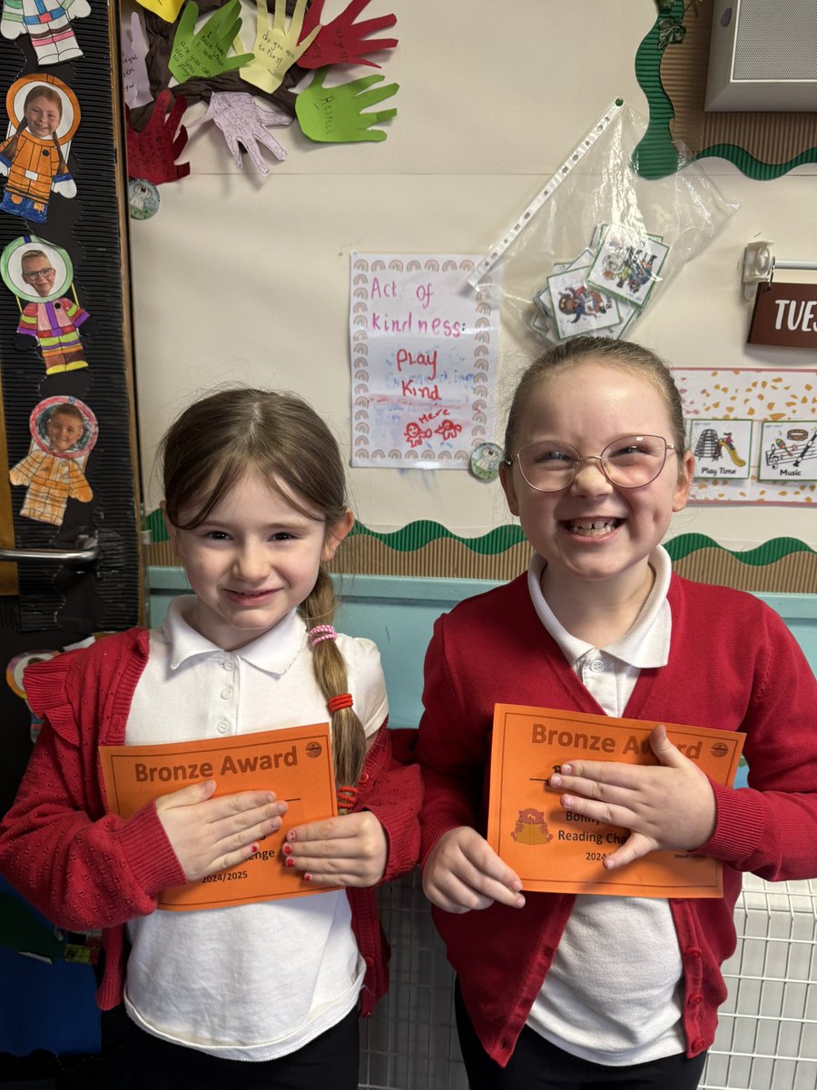 Miss Parsons and P3 (@bpsmissparsons) on Twitter photo Well done to A, C, J and J for stepping in to share the decider skill ‘It will Pass’ at assembly 🚇
Another big well done to E and P for achieving their bronze award in the #BonnyBooks reading challenge.
<a href="/BonnybridgePS/">Bonnybridge Primary</a> Well done to A, C, J and J for stepping in to share the decider skill ‘It will Pass’ at assembly 🚇
Another big well done to E and P for achieving their bronze award in the #BonnyBooks reading challenge.
<a href="/BonnybridgePS/">Bonnybridge Primary</a>