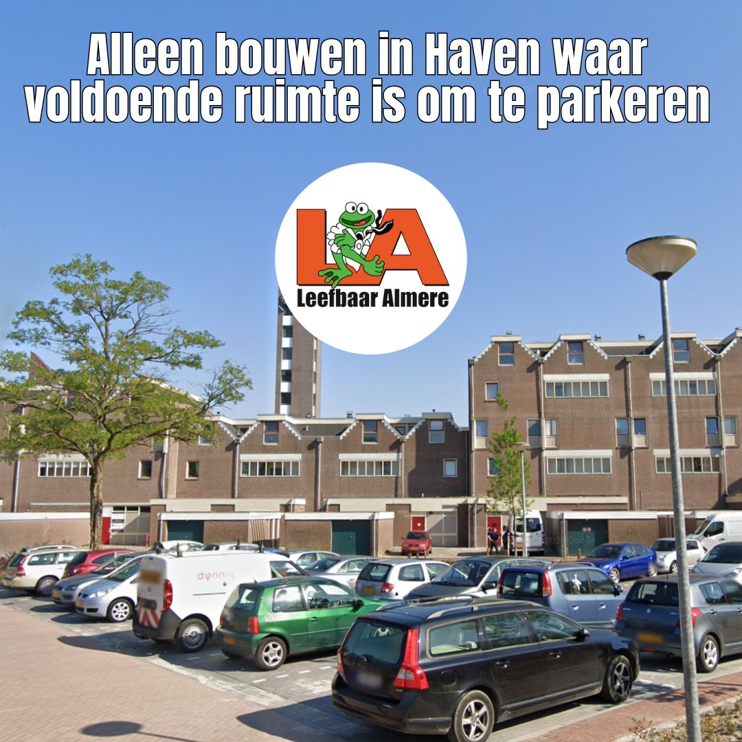 Alleen bouwen in Haven waar voldoende ruimte is om te parkeren

De gemeente wil in het plan 'Haven Leeft' woningen bouwen zonder voldoende parkeerplaatsen. Ze denkt dit op te lossen door wandelen, fietsen en openbaar vervoer extra te stimuleren. Maar dit is in Haven al uitstekend
