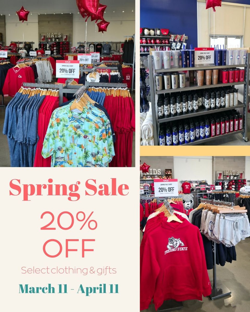 Our Spring Sale starts today! Sale runs through April 11th in-store and online.

Click the link in our bio to start shopping now.