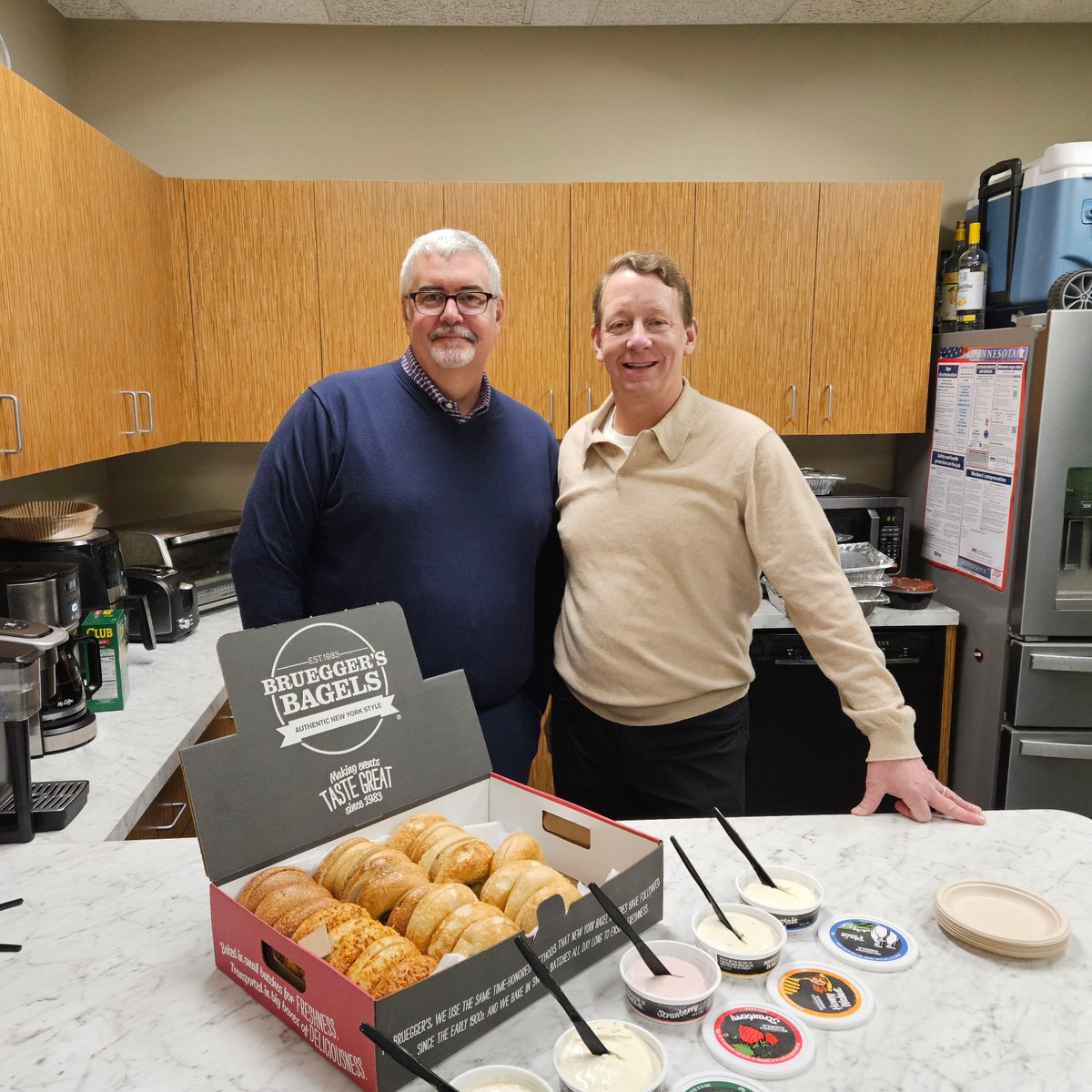 First day fun! 🎉 Help us welcome Art Quinn, our newest Integrator at Fishbowl Solutions. Excited to have you on board, Art! 👏 #FishbowlFamily