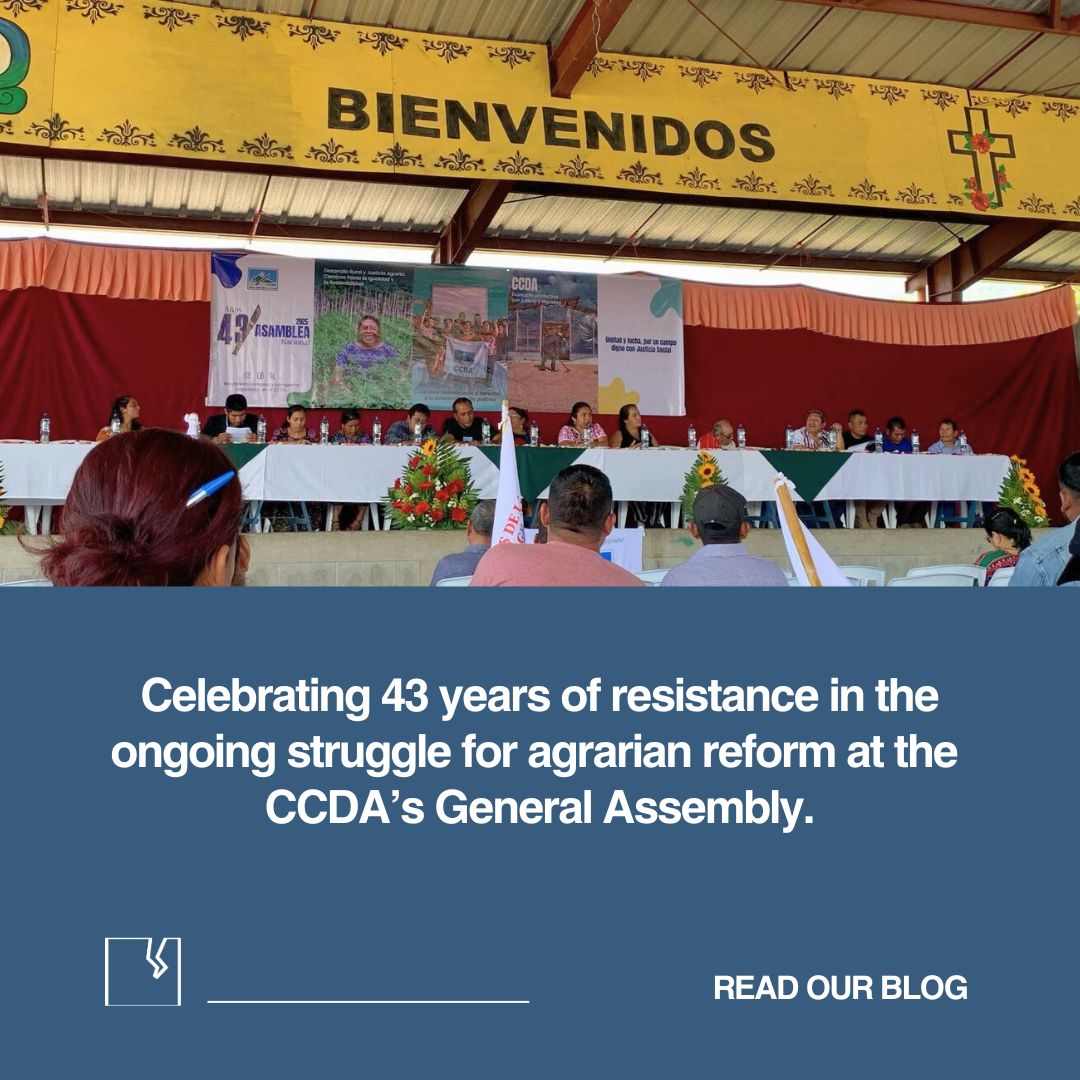 🎉 Congratulations to our long-time partners the CCDA on 43 years of courageous and peaceful resistance in the struggle for agrarian reform! 

BTS was honoured to be present at their recent General Assembly: bit.ly/3QZOsg3