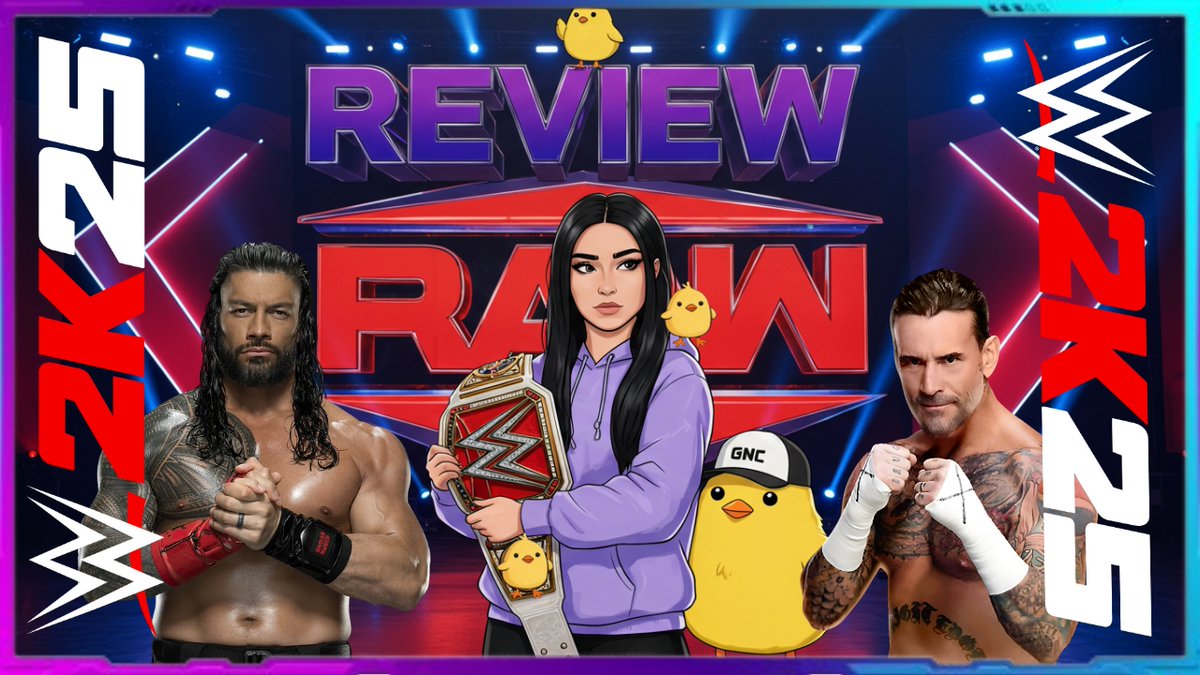 GameNChick's tweet photo. With smooth gameplay, interactive Showcase mode, chain wrestling mini game, fun MyRise/Universe modes w/ the unique ''Island'' addition, makes WWE 2K25 an upgrade from last years iteration. Read my thoughts below 👇#WWE2K25 #Nextmakers @2K @WWE 

READ: https://t.co/Pk1Zd6yrXU https://t.co/VcnZMRj8V4