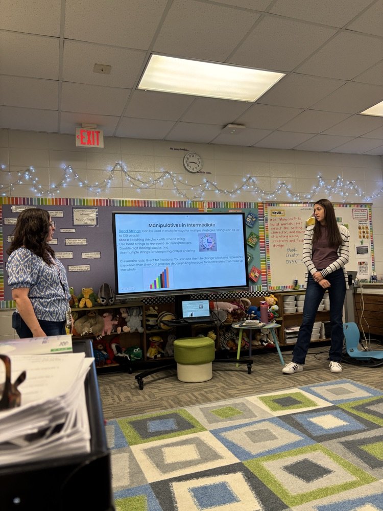 Thank you staff for such an engaging meeting today!! we learned about vocabulary strategies from LETRs, training, and math strategies from the KCM conference, teachers, teaching teachers!! ❤️❤️❤️#gutermuthPRIDE