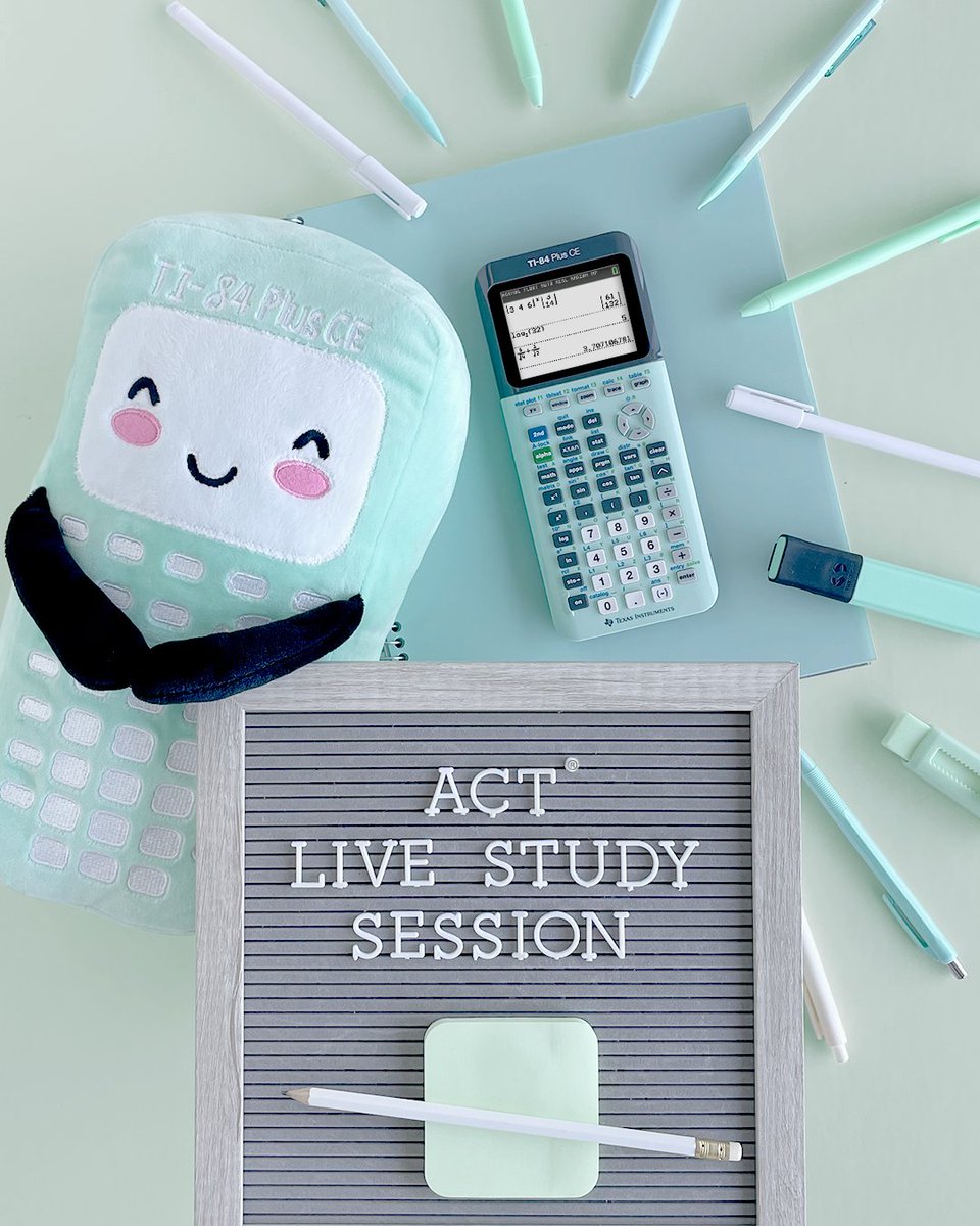 ❇️You're invited! ❇️ Join our LIVE study session for the #ACT® #math on March 22 (11 a.m. CT) on YouTube.📗📝

🍏 Teachers, encourage your students to attend for extra credit, or open your school to study together! 💚

#TakeTItotheTest #ACTExam #examprep #HigherScores #iteachmath