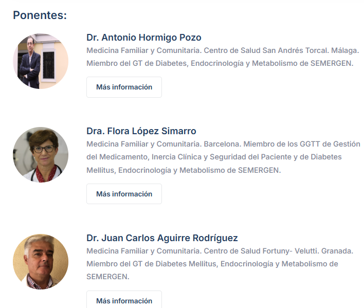 SemergenGTDM's tweet photo. #DMSEMERGEN25
15 de marzo

No te puedes perder:
Taller: Seguridad y eficacia en DM2: Algoritmo @SEMERGENap  en Paciente Institucionalizado y manejo de otros pacientes
Con @flopezsim #Antoniohormigo #Juancarlosaguirre

Programa➡️https://t.co/1phDoHzWAR https://t.co/U3QPCM3rL9