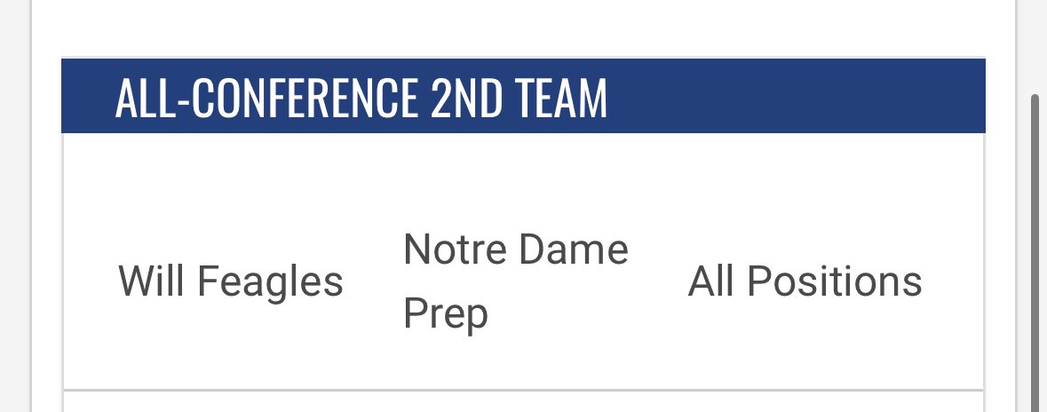 Thank you to everyone who’s helped me through my high school career. The strides I have made from freshman year to now wouldn’t have been possible without the support. Finishing the season 24-4 with plenty of awards to look at. Proud of this team and program!