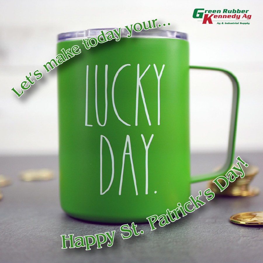 May the luck of the Irish be with you all year. Happy St. Patrick's Day!