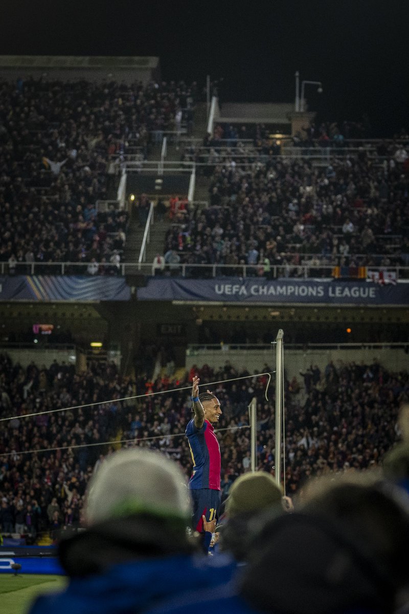 FCBarcelona's tweet image. With Raphinha, all things are possible.