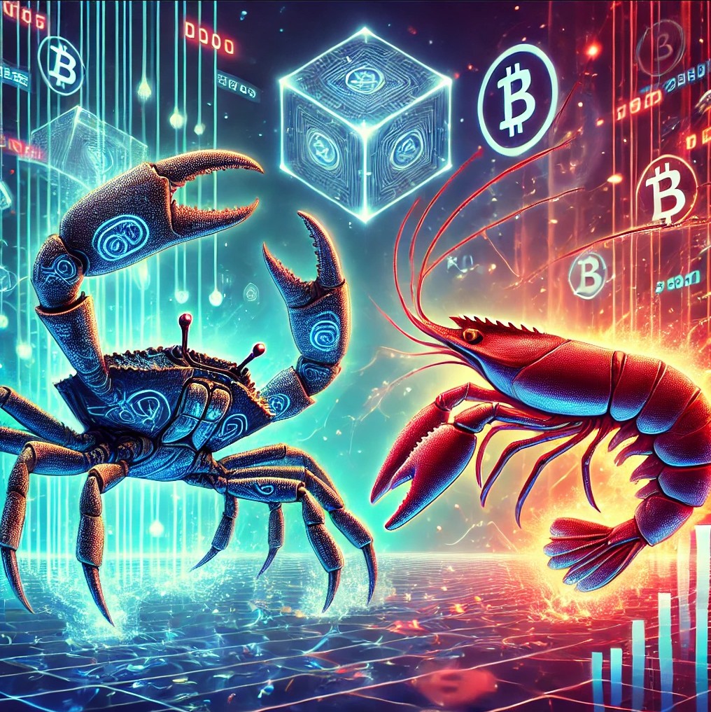quantlenz's tweet image. 🦀 Crabs vs. 🍤 Shrimp on $SUI – Who’s Winning?

Two trading styles battling it out on the #SUI Network!

🔵 Crabs (bit.ly/4kIGKVh) – Slow, steady, and stacking gains.
🔴 Shrimp (bit.ly/4ifEcMK)– Small but aggressive risk-takers.

#QUANTLENZ #Crypto