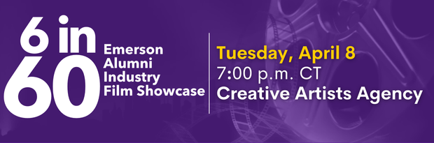 The 5th Annual 6 in 60, celebrating Emerson alumni filmmakers! Enjoy screenings of six alumni films, followed by a reception. Moderated by Aimee Rivera ’07.
.
Register and see the full list of films that will be screened here:
eventbrite.com/e/5th-annual-6…