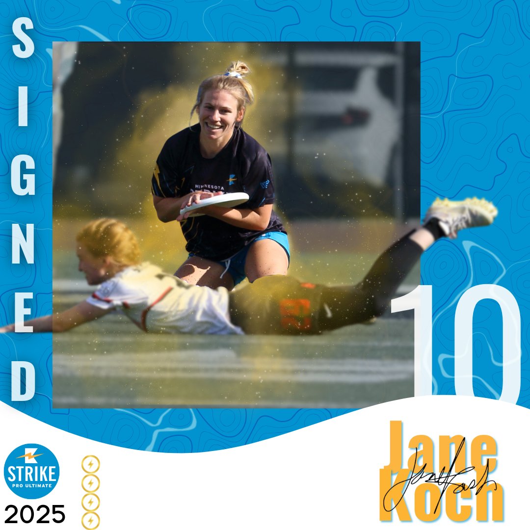 ⚡ SIGNED ⚡ 
.
Known for her explosive, highlight-worthy plays, Jane Koch is back again!
.
📷: Jim Lake