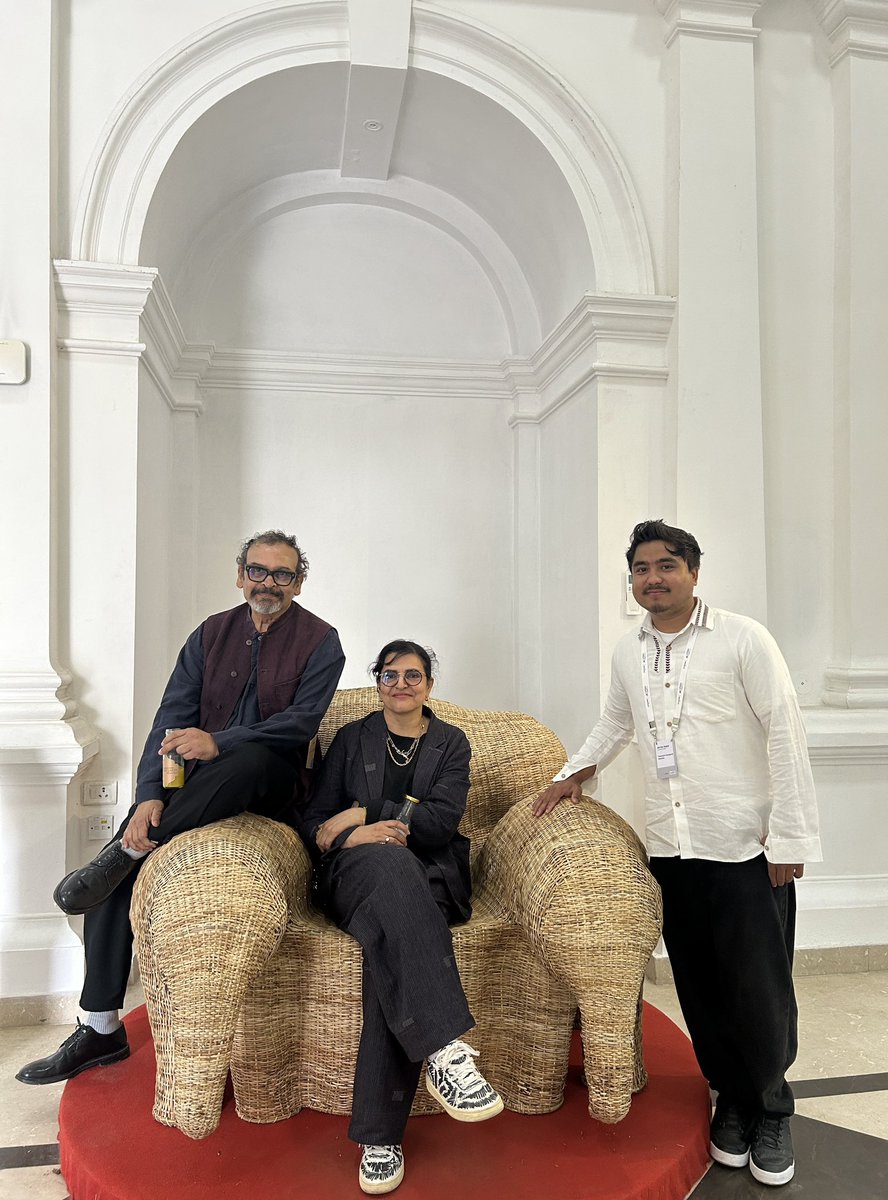 With contemporary artist Bharti kher and Subodh Gupta