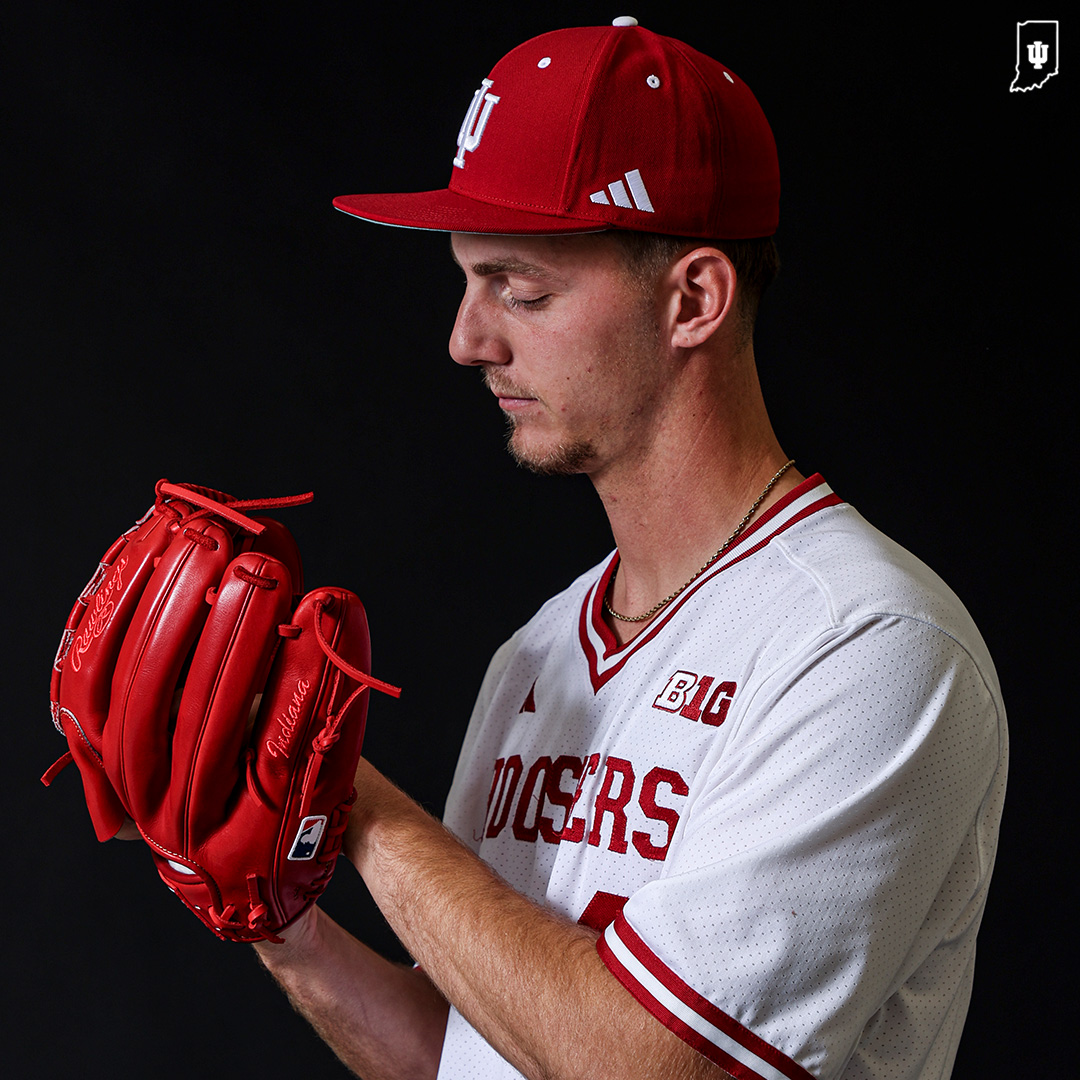 IndianaBase's tweet photo. E3 | Five punchies for the southpaw 🤝

A great start to get us going today.

#IUBase 2, Indiana State 1 https://t.co/nxSGmlT0qU