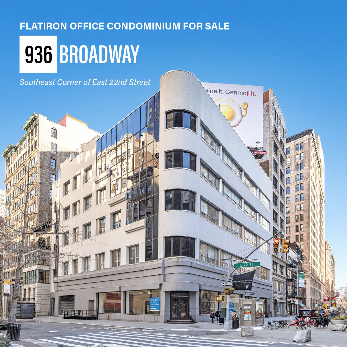 RudderPG's tweet photo. Flatiron Office Condominium For Sale at 936 Broadway 

Entire 2nd Floor: 14,000 RSF
Partial 3rd Floor: 4,500 RSF
Total: 18,500 RSF

Asking Price: $14,000,000 ($757/RSF)

Contact us for more information or to schedule a tour.

https://t.co/qAevx4v4Zy https://t.co/ZCVWQYDteP