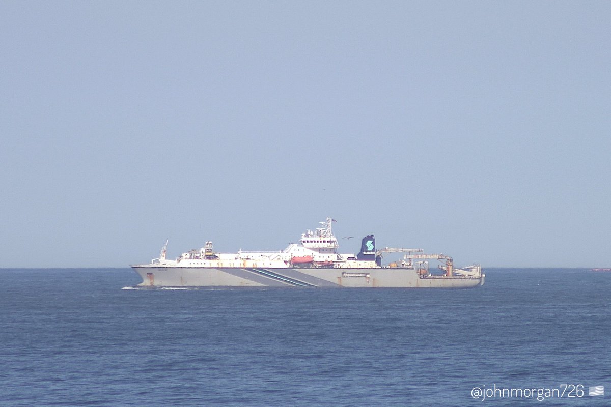 johnmorgan726's tweet photo. The U.S. Government Vessel DECISIVE, IMO:9242364 🇺🇸 (#SUBCOM) en route to Baltimore, Maryland @BShipspotting @BaltoChes . #ShipsInPics #CableLayer #Decisive https://t.co/zUMqQCi1IK