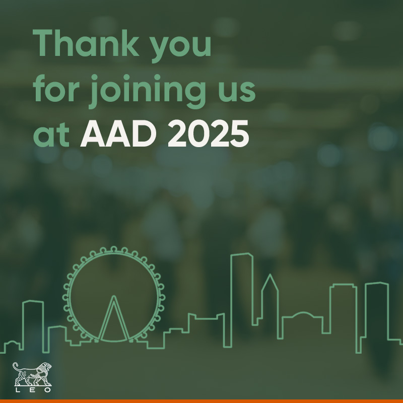 LEO Pharma is proud to have shared our latest innovations and insights in dermatology at #AAD2025. Thank you to everyone who visited our booth and attended our sessions. We look forward to continuing our journey together towards advancing dermatological care. See you next year!