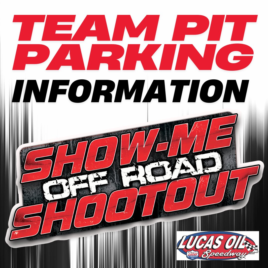 AMSOIL CHAMP OFF-ROAD TEAM PIT PARKING
🟢April 1st the Pro classes can call to reserve a pit stall. $300 - 45’x90’
🟢April 8th the Sportsman classes can a pit stall. $75 25’x40’ or 20’x50’.
All pit spaces are gravel &amp; no power.
Call 417-295-6043 to reserve a team's pit stall.