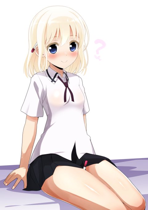 あどけない顔をしてオジサンを誘惑する天使で小悪魔なエイスリン・ウィッシュアートさん描きました
「オ・エ・カ・キ❤・・・スル?」 