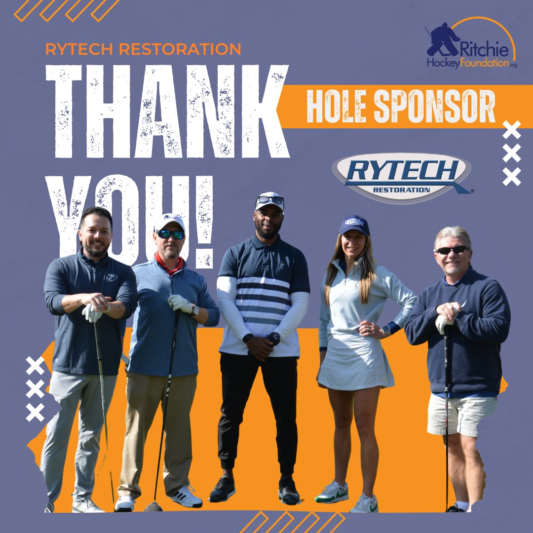 A round of applause to Rytech Restoration, Hole Sponsor for the Legends of Sport Golf Tournament, for being an absolute champion for youth sports! Your continued support has fueled our mission to empower and inspire the athletes of tomorrow.