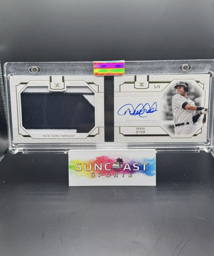 thelafleurboys's tweet image. 🔥 DEREK JETER AUTO PATCH BOOK 5/5! 🔥

SuncoastSports delivers another legendary hit!

ebay.com/itm/3760470686…

#DerekJeter #Yankees #ToppsDefinitive #AutoPatch #BookCard #MLB #BaseballCards #SportsCards #HobbyLove