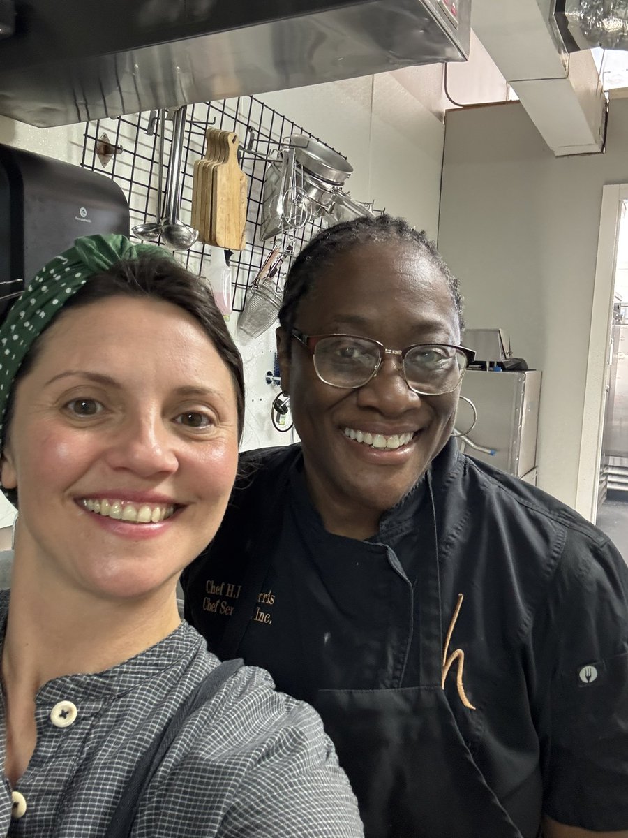 Olia_Hercules's tweet photo. I am in Louisiana, on a cultural awareness tour, to cook and tell Ukraine’s story through my family’s story. Today, chef Hardette Harris and I cooked for 60 local first responders. @razomforukraine #culinarydiplomacy #razomforukraine https://t.co/et4ye5h2wE