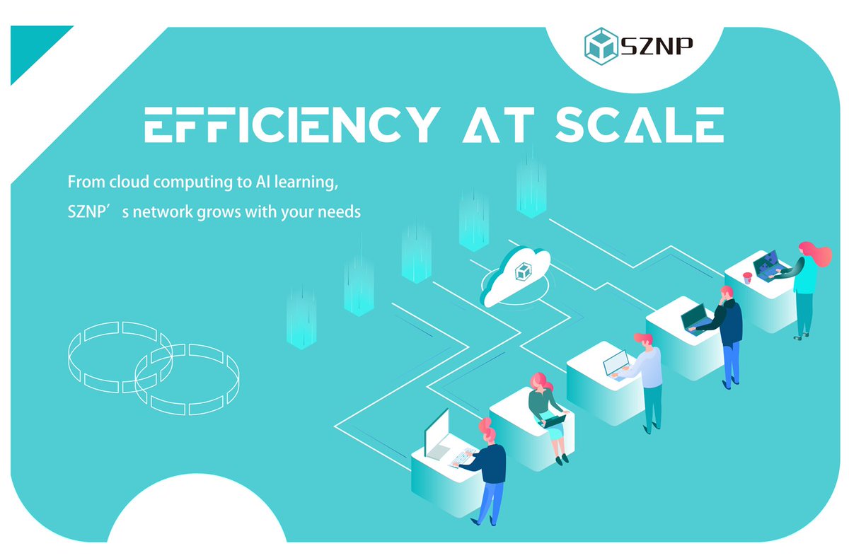 SZNP_X's tweet image. Operational Efficiency
🔄 Efficiency at Scale: From cloud computing to AI learning, SZNP’s network is designed to grow with your needs. Achieve high performance at any scale. ⚙️
#TechEfficiency #Blockchain #Web3