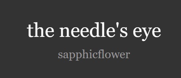 welcome to my 30K one-shot made for the <a href="/EverAfterBKDK/">Ever After: BKDK Folklore & Fairy Tale Bang</a> bang and based on the Japanese folktale known as 'The Crane Wife'! 🐏❄️

🔗: archiveofourown.org/works/63737491

pls also check out <a href="/_kaiihua/">xuune/kaiihua🌛 - working on zines</a>'s companion piece, which will be linked below soon :)

i hope you enjoy!!