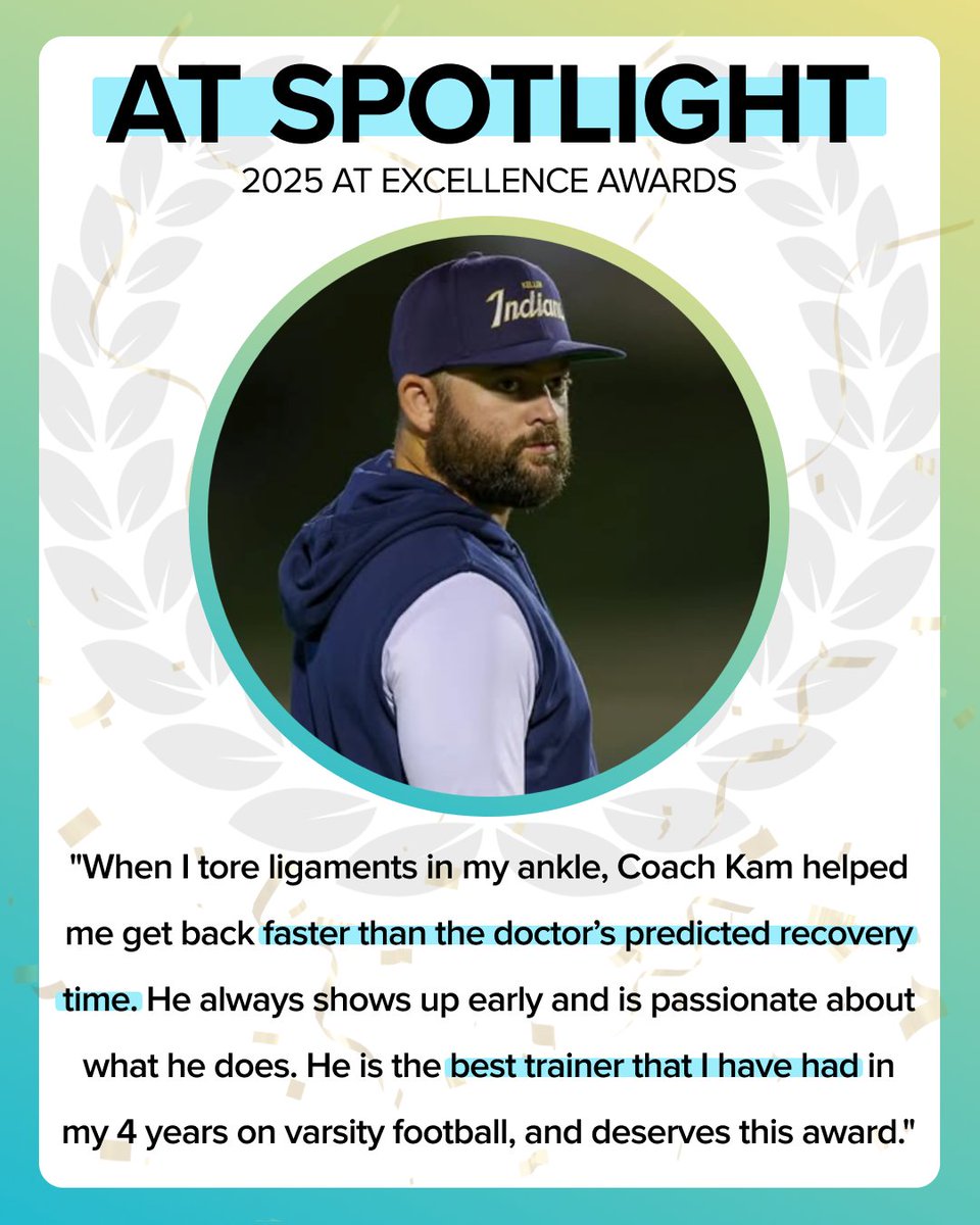 Perry Weather (@perryweather) on Twitter photo Greatness isn’t given, it’s earned. And this AT has more than earned it. 👇
👤 Name: Kamden Phillips
🏫 School: Keller High School - Keller, TX (<a href="/KHSIndianNation/">Keller High School</a>)
📅 Years of Service: 11
Kamden’s nominations were especially fun to read, as many came from his student-athletes Greatness isn’t given, it’s earned. And this AT has more than earned it. 👇
👤 Name: Kamden Phillips
🏫 School: Keller High School - Keller, TX (<a href="/KHSIndianNation/">Keller High School</a>)
📅 Years of Service: 11
Kamden’s nominations were especially fun to read, as many came from his student-athletes