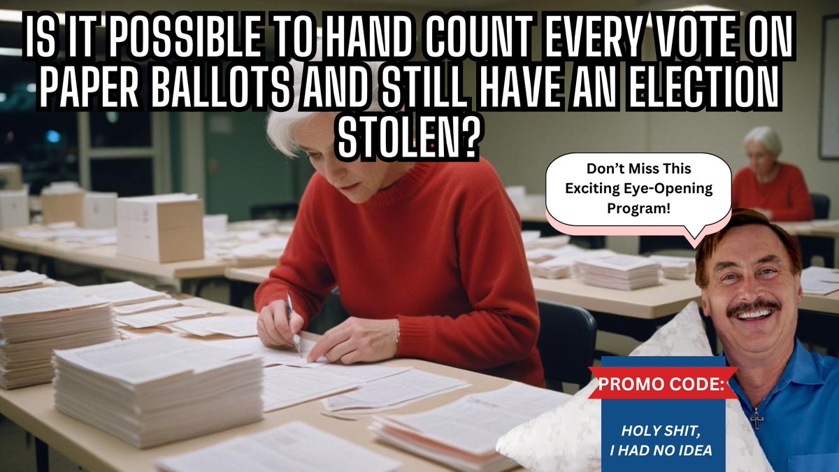 JovanHPulitzer's tweet image. 7 PM CST #SpecialProgram "Is It Possible To HAND COUNT PAPER BALLOTS and Still Have The Election Stolen?" See For Yourself - SPECIAL "PILLOW TALK" Slowed Down Instruction Language! #Elections #HandCountBallots #CauseOfAmerica #ElectionIntegrity #MidTerms2026
